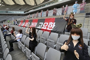 korean football club fined after allegedly filling empty seats with sex dolls